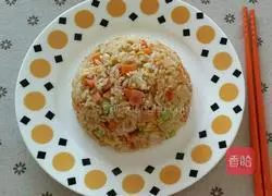 Illustration of how to make egg fried rice 6