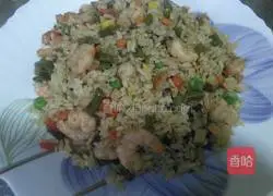 Assorted Shrimp Fried Rice Recipe Illustration 6