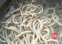 Cooked with sausage Ran fried noodles recipe 1