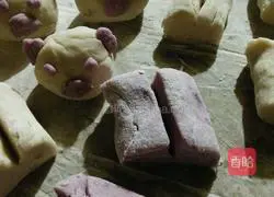 Illustration of how to make purple sweet potato buns 7