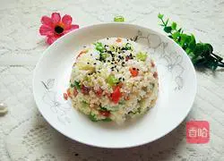 Illustration of how to make assorted stir-fried rice 10