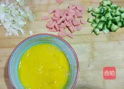 Illustration of how to make fragrant egg fried rice 2