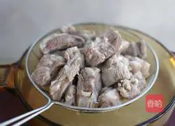 Illustration of how to make braised pork ribs with rice 3