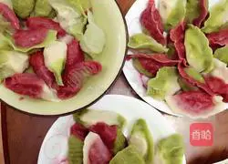 Illustration of how to make colorful dumplings 6