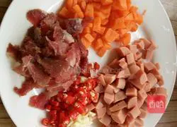 Yangzhou Fried Rice, Tomato and Egg Drop Soup Recipe Illustration 1