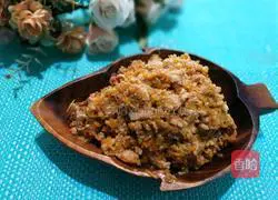 Illustration of how to make braised pork and pumpkin stuffed buns 8