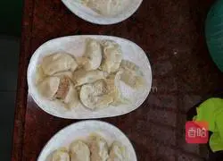 Illustration of how to make enoki mushroom dumplings 3