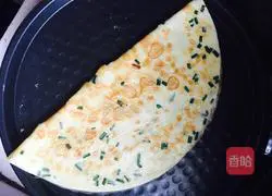 Leek Egg Pancake Recipe Illustration 10