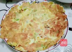 Illustration of how to make pepper egg pancake (home-cooked dish) 11