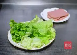 Illustration of how to make ham sandwich 4