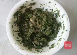 Illustration of how to make shepherd's purse dumplings 11