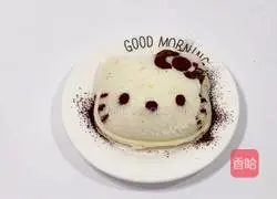 Super cute hellokitty sandwich recipe illustration 9