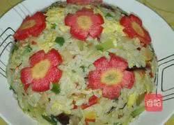 Illustration of how to make curry fried rice 6