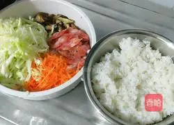 Cabbage fried rice Practice illustration 3