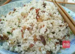 Illustration of how to make sausage fried rice 6