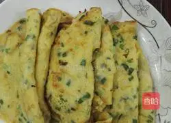 Illustration of how to make scallion pancake 9