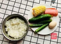 How to make love fried rice Illustration 2