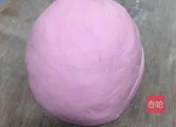 Illustration of making dragon fruit noodles 3