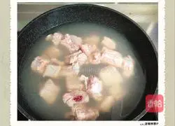 Illustration of how to make braised pork ribs with rice 2