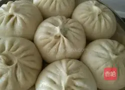 Illustration of how to make leek vegetarian buns 10