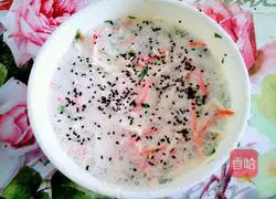 Illustration of how to make three-vegetable pancakes 4