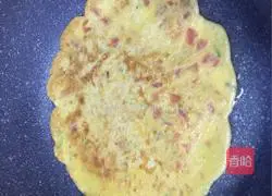 Illustration of how to make tomato egg pancake 6