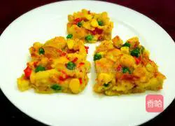 Illustration of how to make diced egg-baked steamed buns 9