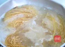 Illustration of how to make fried noodles 4