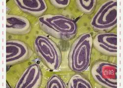 Illustration of how to make purple sweet potato buns 7