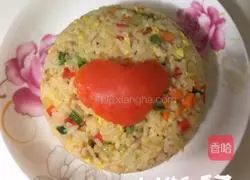 Colorful Fried Rice Recipe Illustration 5