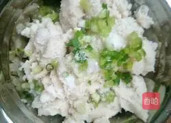 Illustration of how to make green onion and sweet potato pancakes 2