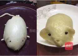 Little mouse sweet steamed buns Illustration of how to do it 20