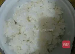 Illustration of how to make egg fried rice 2