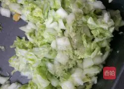 Illustration of making dumplings with cabbage stuffing 5