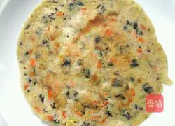 Illustration of how to make carrot and fungus egg cake 8