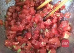 Illustration of how to make tomato and egg dumplings 9