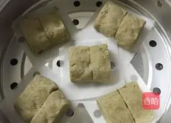 Illustration of how to make mung bean steamed buns 4