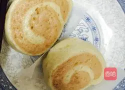 Illustration of how to make chocolate two-color steamed buns 11