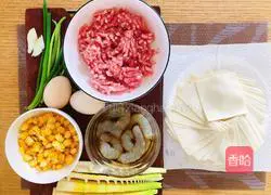 How to make small wontons with fresh meat and spring bamboo shoots Illustration 1