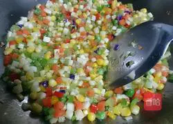 Rainbow Fried Rice Recipe Illustration 12