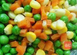 How to make assorted fried rice Illustration 4