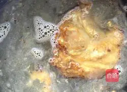 Illustration of how to make egg water spinach noodles 4