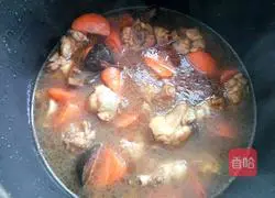 Illustration of how to make braised rice with mushrooms and chicken 8