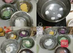 小色Illustration of how to make piglet glutinous rice balls 2