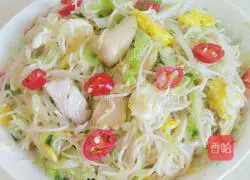 Illustration of how to make fried noodles 11