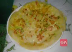 Illustration of how to make egg and green onion cake 13