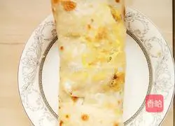 Illustration of how to make egg-filled pancakes 9