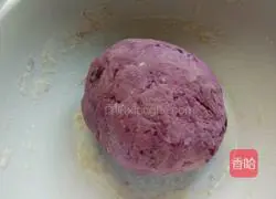 Illustration of how to make purple sweet potato and rose steamed buns 8
