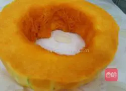 Pumpkin Illustration of how to make bean paste steamed buns 2