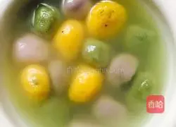 Illustration of how to make colorful glutinous rice balls (Yuanxiao) 6